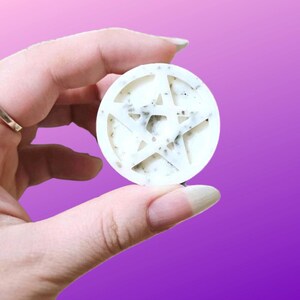 Pentacle Shaped Soy Wax Melts Handmade Herb & Essential Oil Infused Protection