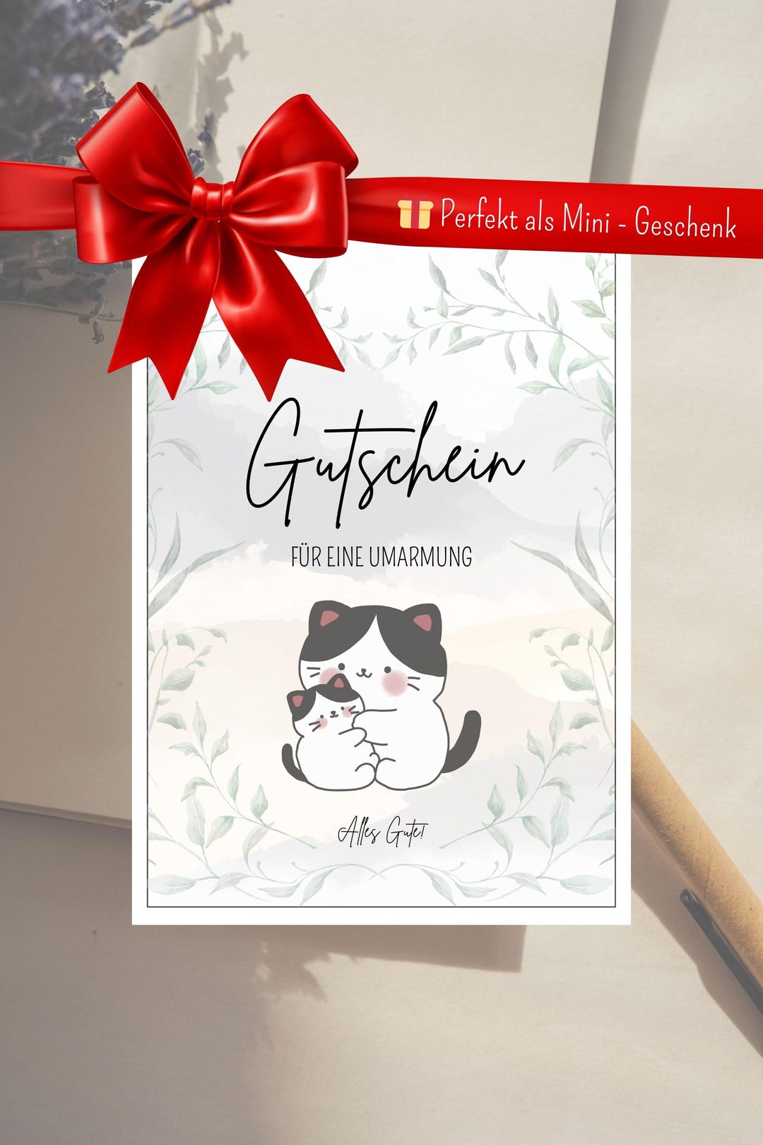 Gift Certificate for a Hug – Mini Gift Idea | Thoughtful Gesture ...