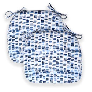 Blue Rain U-Shape Outdoor Chair Pads – Set of 2 – Compatible with IKEA Tarno, Ingolf & Sundso