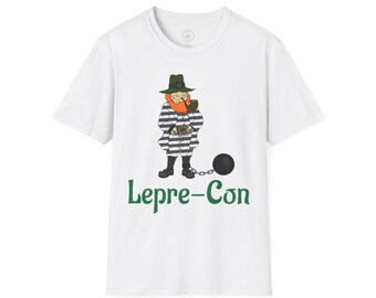 Koszulka unisex z zabawnym skrzatem na dzień św. Patryka
