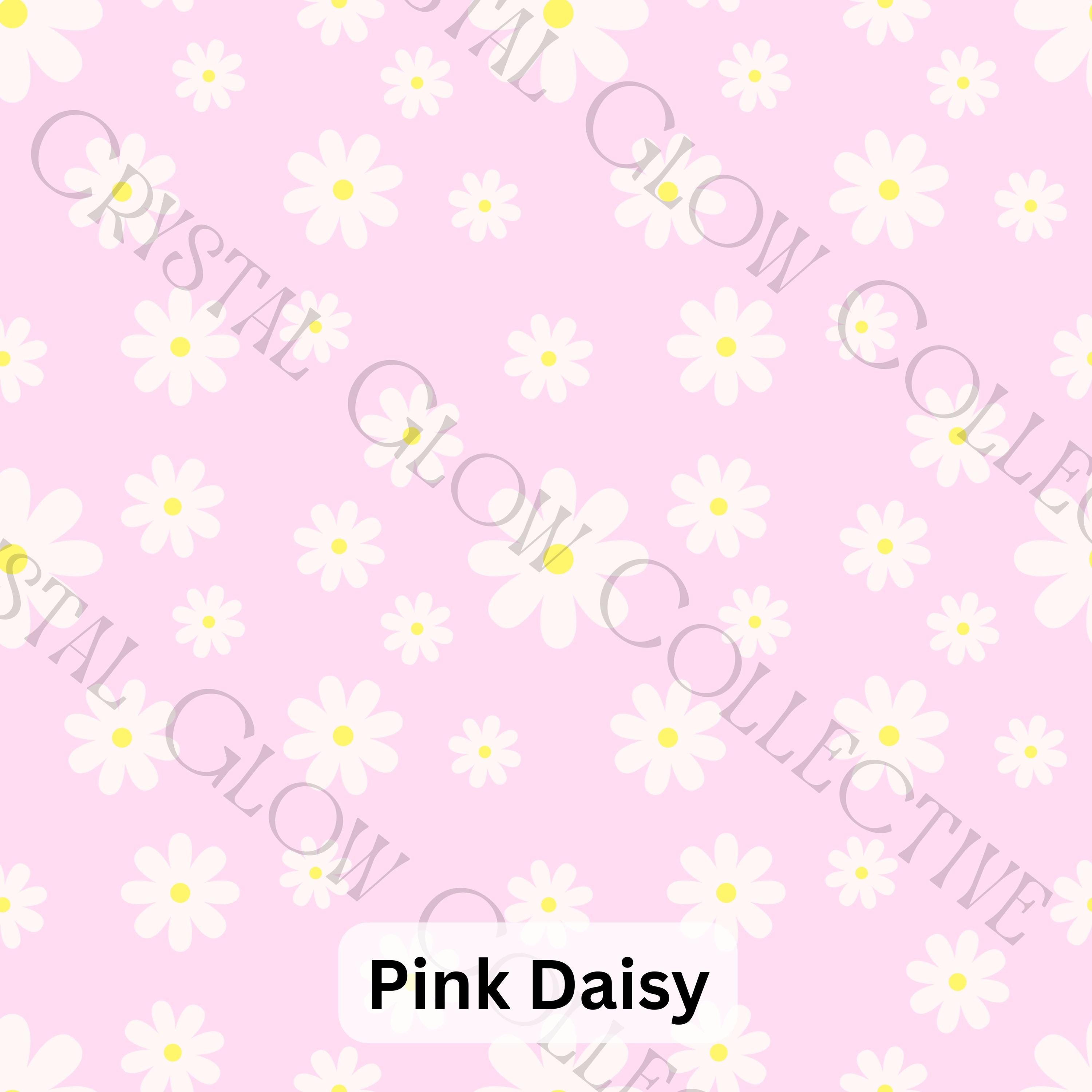 Daisy Floral Seamless Pattern Bundle, Pastel Coloured Flowers, Home ...