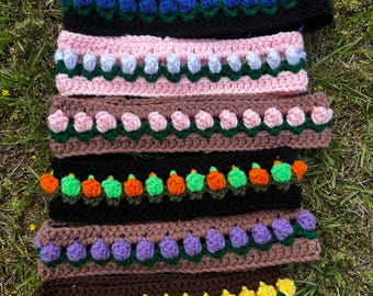 Crochet Tulip Headband