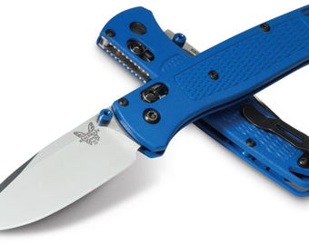 Cuchillo BENCHMADE USA Bugout 535 Blue Grivory