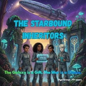 The Starbound Inheritors | Epic Sci-Fi Adventure Book for Kids 11+ | Middle Grade Space Fantasy Novel | Digital PDF Instant Download