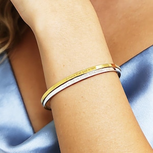 Custom Engraved Name Bar Bracelet,Dainty Cuff Bangle Bracelet,Quote Bracelet,Inspirational Gift,Mothers Day Gift,Name Stackable Jewelry