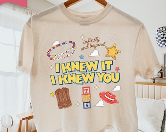 Comfort Colors® Toy Story 5 Boxy Tee, Retro I Knew It I Knew You Were Turning 5 Shirt, Toy Story 5 Boxy Tee