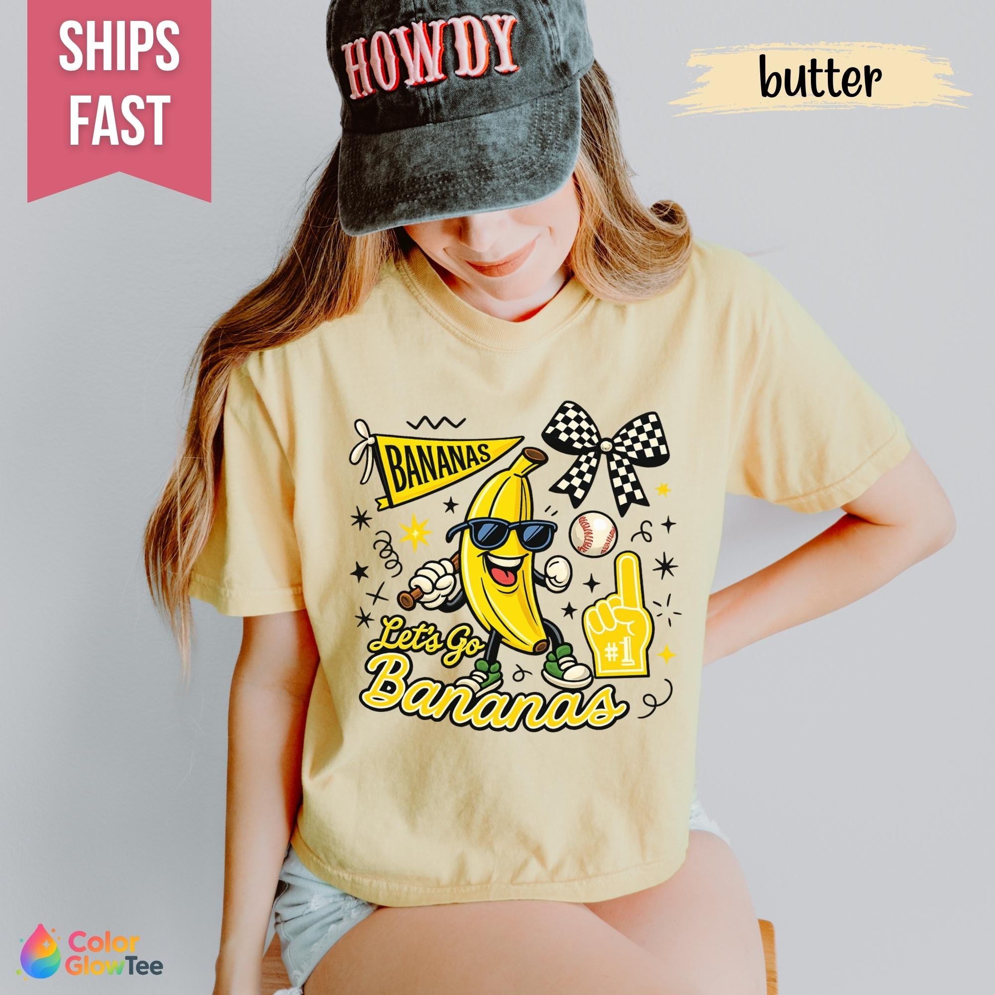Savannah Bananas Cropped Shirt - Etsy