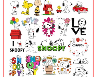Snoopy Dog Png, Charlie Brown Clipart : (Digital Download)