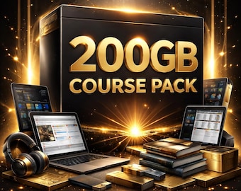 Más de 200 GB de biblioteca de cursos profesionales Acceso ilimitado al aprendizaje Tutoriales de negocios, tecnología, diseño y marketing Descarga instantánea