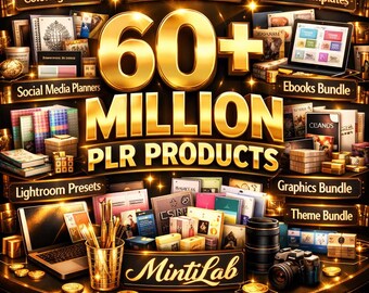 Megapack de más de 60 millones de productos PLR: biblioteca de contenido digital lista para usar (descarga digital)