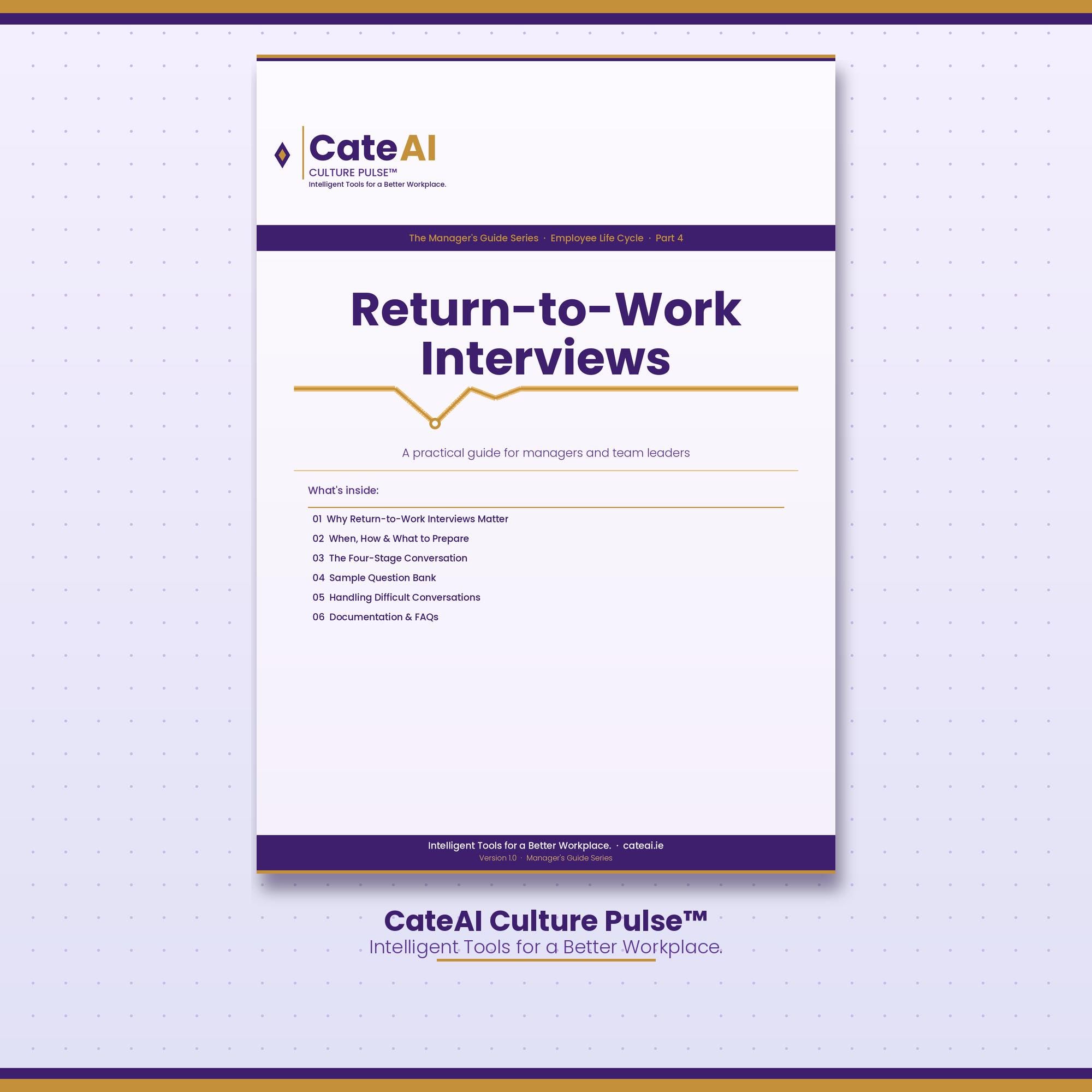 Rtw Case Management Forms.pdf Manager's Guide to Return-to-work Interviews | RTW Framework | Absence ...
