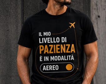 Funny Italian Travel T-Shirt, Airplane Lover PNG (Digital Download)