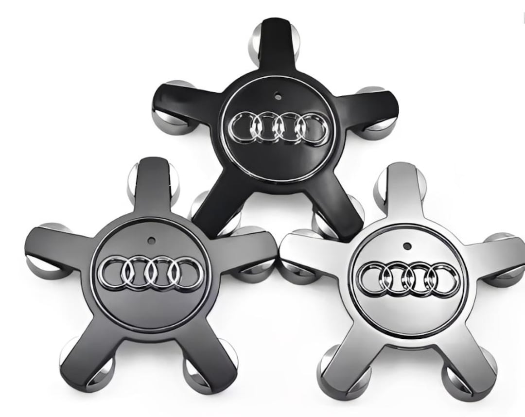 4 PCS Audi Wheel Center Caps 135mm | Car Wheel Hub Cover Rim Caps ...