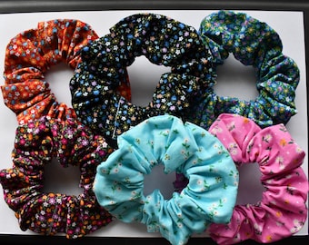 Floral Hair Scrunchie