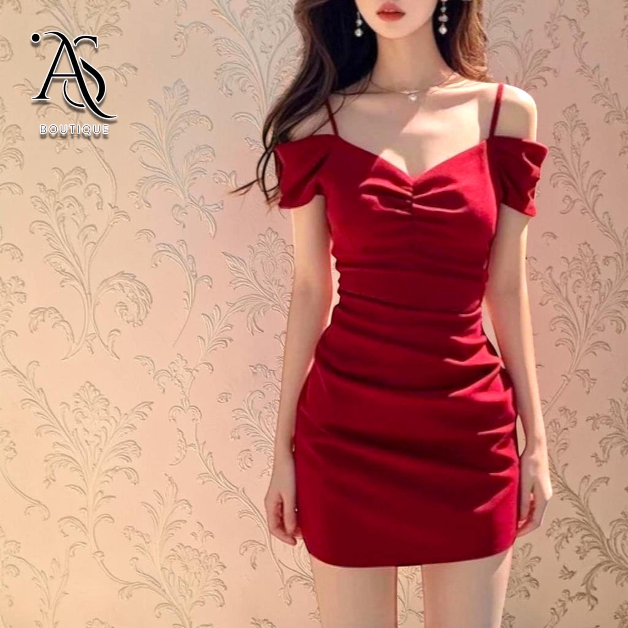 korean bodycon dress Korean Style Knitted Long Bodycon Dress – LastWardrobe Singapore main image 1