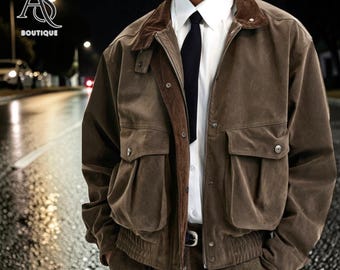 Stand Collar Jacket | Retro Loose Casual Coat | Daily Wear | Old Money Style