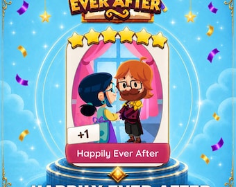 Happily Ever-After set 22 Monopoly_Go Sticker 6 Star - Ever After Album