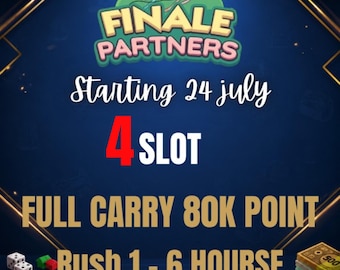 Evento Partner Monopoly_Go - Partner FINALE (Servizio Full Carry) 4 SLOT