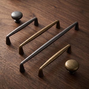Modern Cabinet Handles Pulls, Antique Brass Drawer Pulls, Vintage Industrial Furniture Hardware Knobs, Kitchen Cupboard Handles