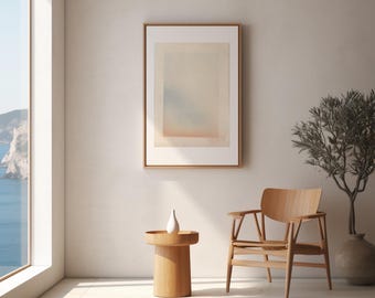 Luce del tardo pomeriggio, Sunamura Hachiman, Tokyo, Xilografia – Arte minimalista giapponese (Download digitale)
