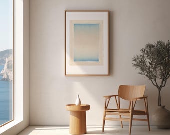 Luce del mattino, Hibiya, inverno a Tokyo, stampa xilografica – Arte giapponese minimalista (download digitale)