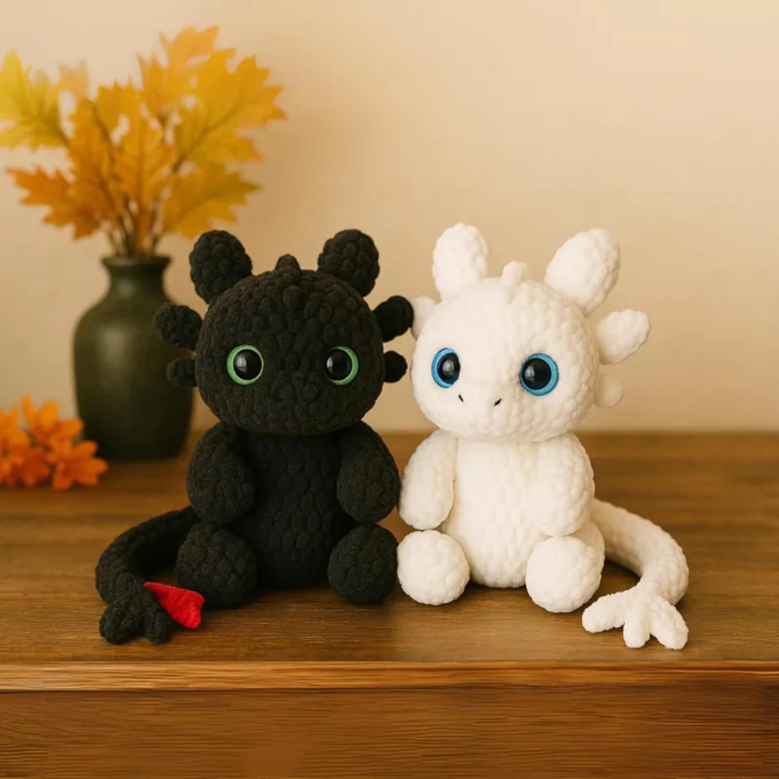 Toothless Crochet Pattern | Night Fury Amigurumi Dragon (PDF File) - Etsy