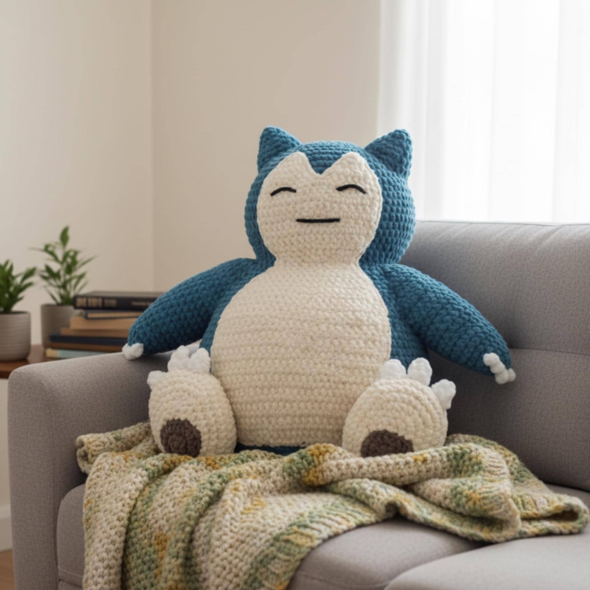 30 Snorlax Crochet Patterns for Giant Plushies, Tiny Amigurumi, and Cozy Handmade Gifts 22 Giant Snorlax Crochet Pattern PDF – Amigurumi Plush Toy Tutorial