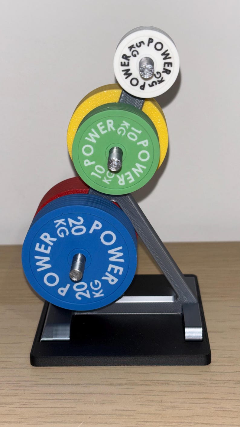 Weights Mini Mini Powerlifting Plates 25kg Miniature – Realistic Weightlifting ...
