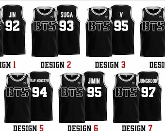Débardeur BTS OT7 – Jersey Style Basketball K-Pop 7 Membres