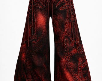 pantalones de encaje obsidiana