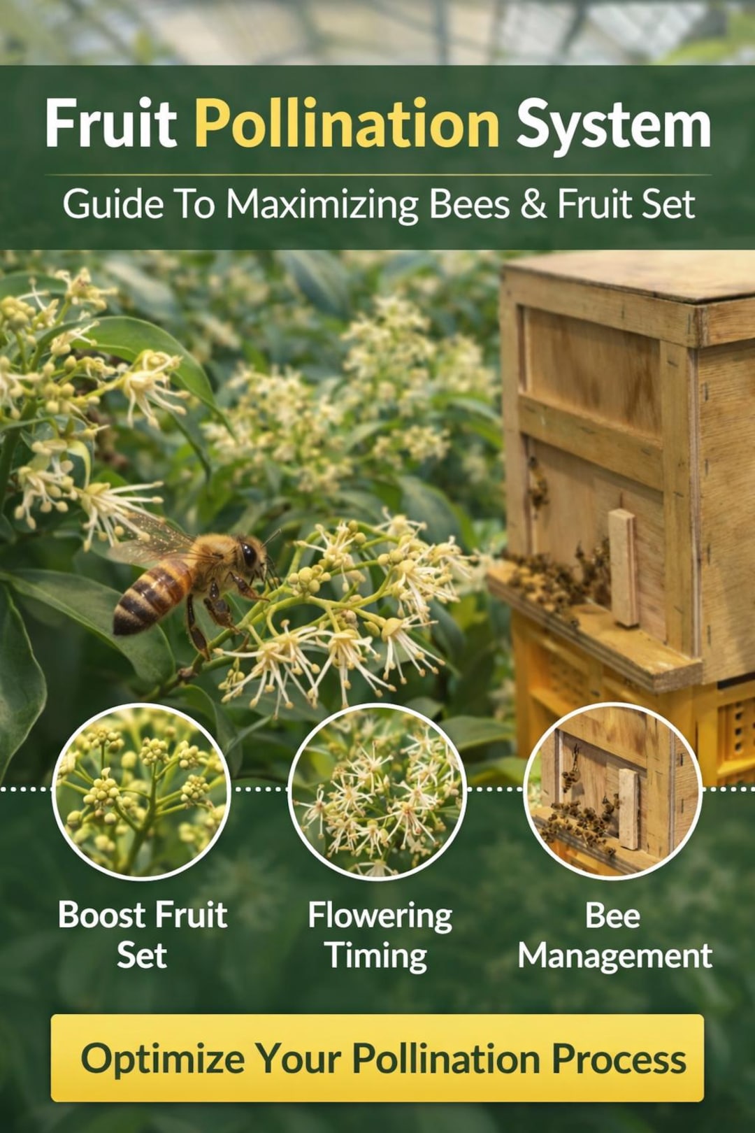 Fruit Pollination System – Control Flower Timing & Bee Activity for ...