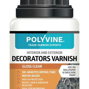 Polyvine Decorators Varnish 100 ML (3.52 Fl Oz) Gloss