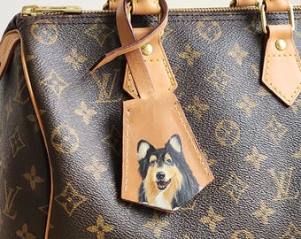 Handbemalter Haustier Taschenanhänger: Mini Haustier Taschenanhänger & Taschenanhänger vom Foto, Mini Haustier, Geschenk für Hunde Mama