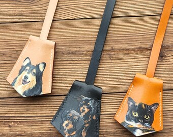 Handgemalter Taschenanhänger / Taschenanhänger / Taschenanhänger / Taschenanhänger vom Foto