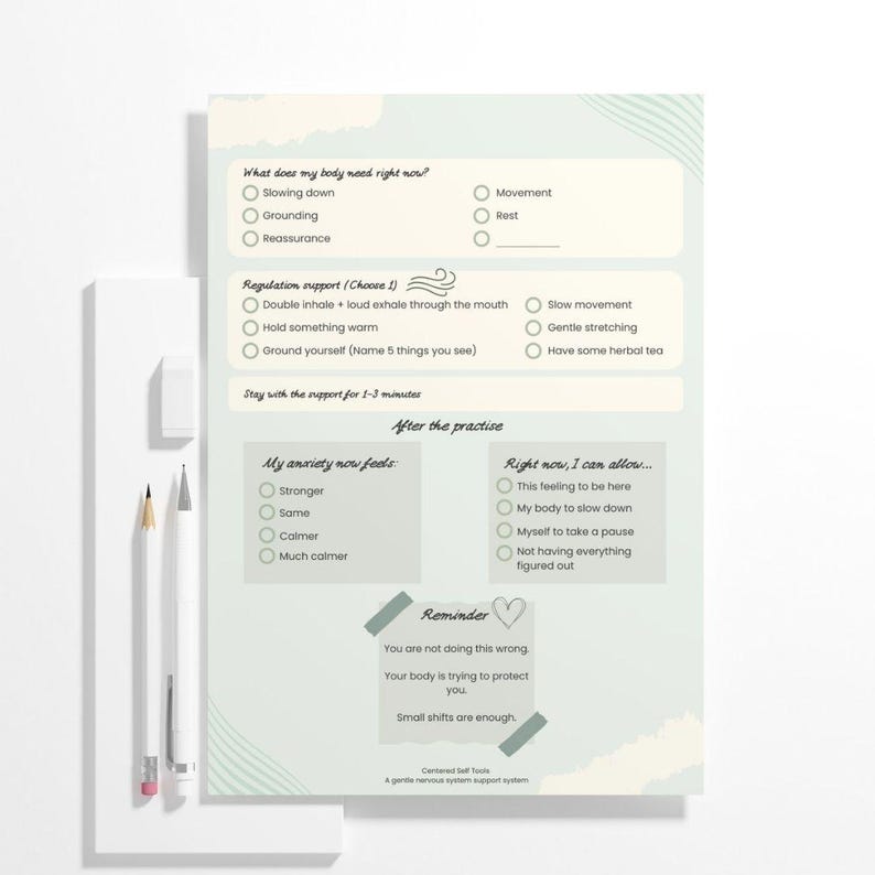 Nervous System Regulation Toolkit | Anxiety, Burnout & Stress Support ...