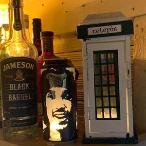 Phil Lynott Beer Can Lantern! Thin Lizzy Guinness Pop Art Portrait Tealight Candle Lamp - Unique Gift! image 8