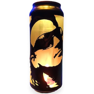 Bono Beer Can Lantern! U2 Pop Art Portrait Guinness Candle Lamp - Unique Gift! image 1