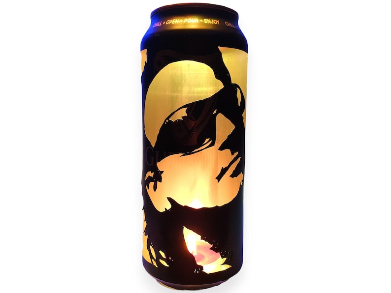 Bono Beer Can Lantern! U2 Pop Art Portrait Guinness Candle Lamp - Unique Gift! image 1