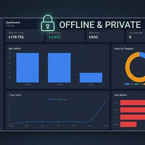 Voorraadtracker-app | Klein bedrijf | Geen Excel | Werkt op telefoon | Offline | 6 talen