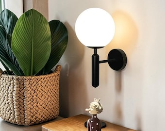 Touch Control Rechargeable Wall Lamp, Wireless LED Wall Light, 3 Color Dimmable Bedside Light, No Wiring Bedroom Living Room