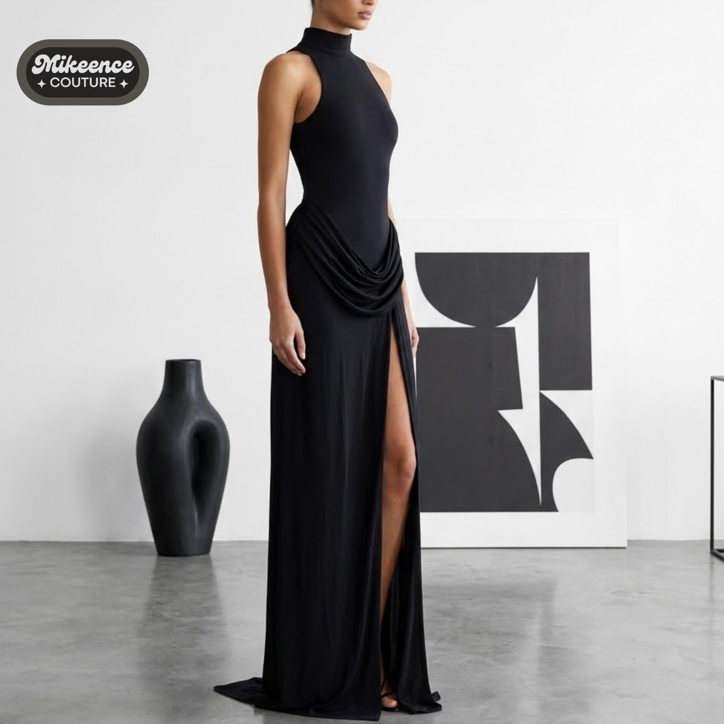 green emerald velvet dress Blue Wedding Maxi Dress  Slim Fit with Pleated Shoulder Detail  Noosgop