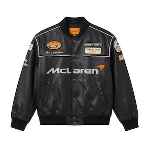 Mclaren Leather Jacket - Etsy