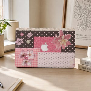 Patchwork-fodral till Macbook Air 15/13 tum A2681 A3240 A3449, Pro 16/15/14/13 A3428 A3403, 2026 Neo A18, M5 M4 M3 M2 M1, hårt fodral till laptop