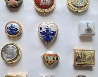 Pastilleros antiguos y vintage | Minicajas coleccionables | Minijoyeros | Cajas para anillos