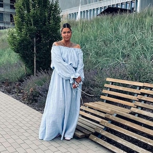 etsy linen dresses lithuania Lithuanian Linen Dress