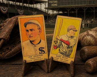 1919 W514 Babe Ruth and 'Shoeless' Joe Jackson Replicas