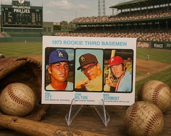 1973 Topps "Rookie Third Basemen" Mike Schmidt Rookie Card Reprint