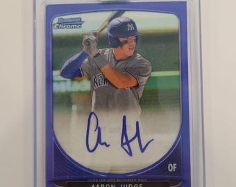 Aaron Judge RC /99 2013 Bowman Chrome Draft Picks & Prospects Auto Reprint