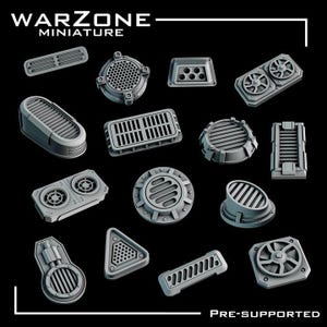 Ventilationspaneler - Kitbash - Vol.01