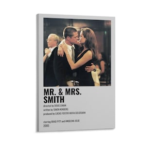 Mr. & mrs. smith poster - Etsy 日本